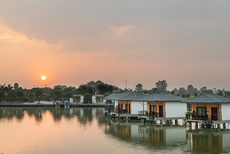 Organic farm and countryside deck